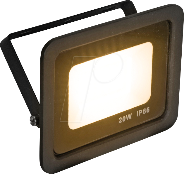Bild von EUROLITE LED IP FL-20 SMD WW | Flacher Outdoor-Scheinwerfer (IP66) mit weißen SMD-LEDs