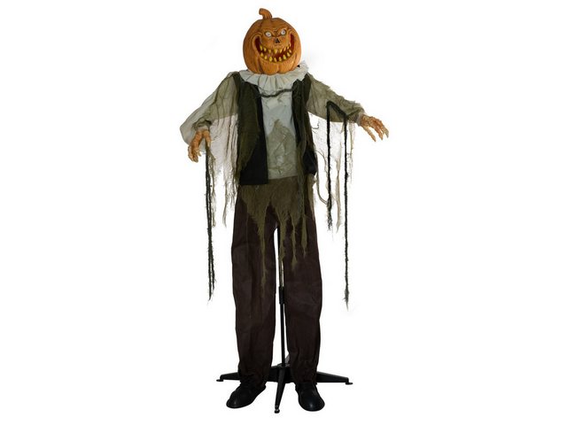 Bild von EUROPALMS Dekofigur EUROPALMS Halloween Figur Kürbismann, animiert, 170cm