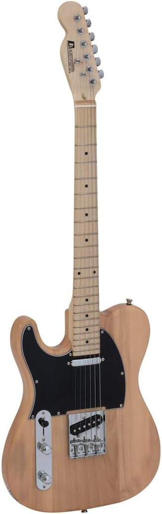 Bild von DIMAVERY TL-601 E-Gitarre LH, natur | E-Gitarre für Linkshänder