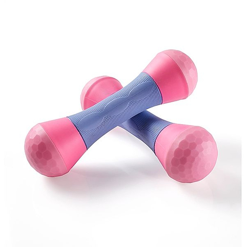 Bild von Orbisana Kurz Hanteln Set verstellbar - Verstellbare Hanteln 2x 1-1,5-2kg als Fitness Set Sport zuhause | Gewichte Hantel Set zum Aufschrauben mit 8 Hantel Gewichte je 250g | Workout Set Damen Herren