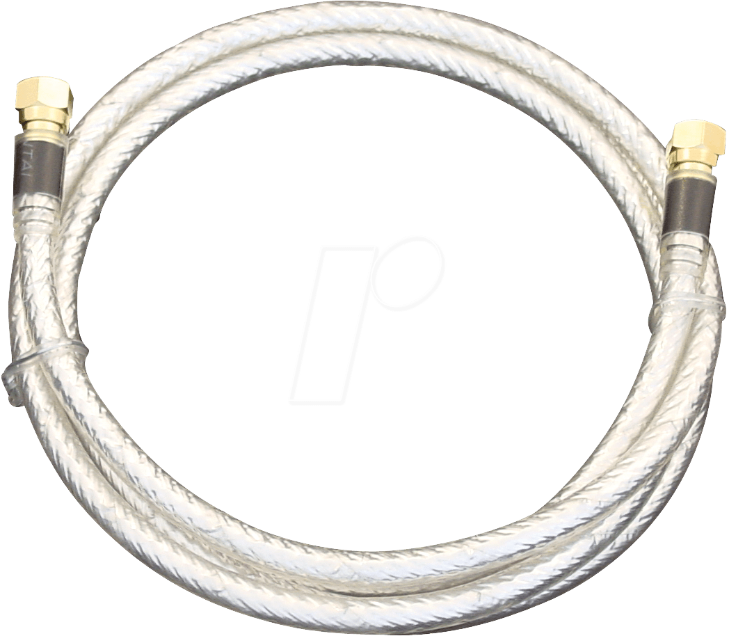 Bild von MAK 305-03 - Anschlusskabel, F-Stecker, mit transparentem Mantel, 3 m
