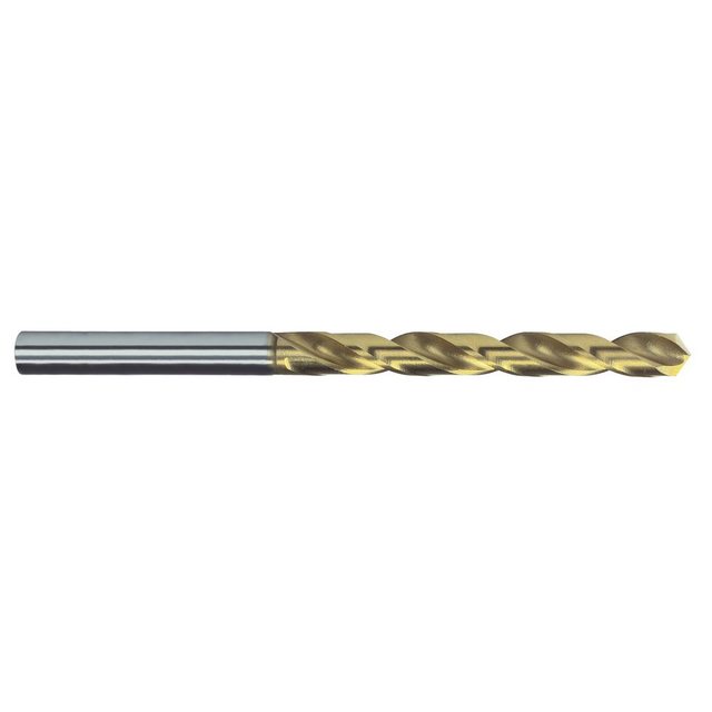 Bild von Exact 32556 HSS Metall-Spiralbohrer 5mm Gesamtlänge 86mm geschliffen, TiN DIN 338 Zylinderschaft 10