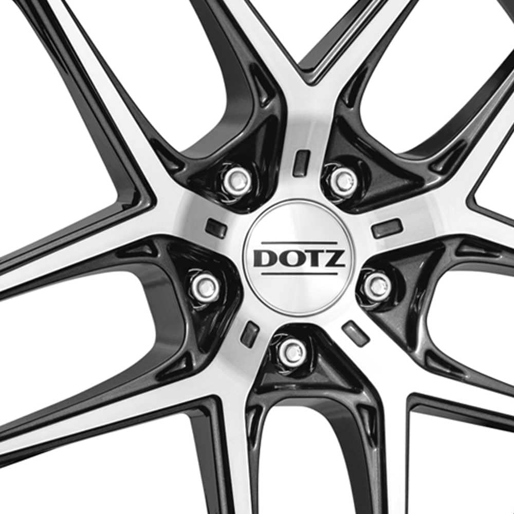 Bild von DOTZ LAGUNASECA DARK gunmetal frontpoliert 9.0Jx20 5x120 ET30