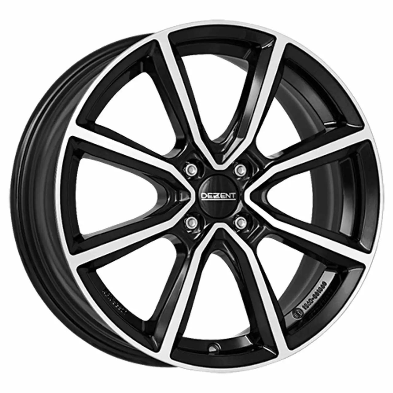 Bild von DEZENT DEZENT TN DARK schwarz poliert 5.5Jx14 4x100 ET45