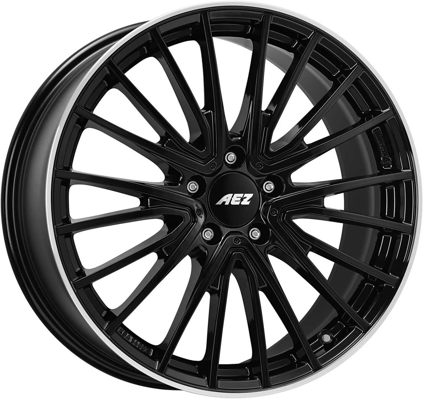 Bild von AEZ BERLIN BLACK black polished lip 8.0Jx19 5x112 ET43