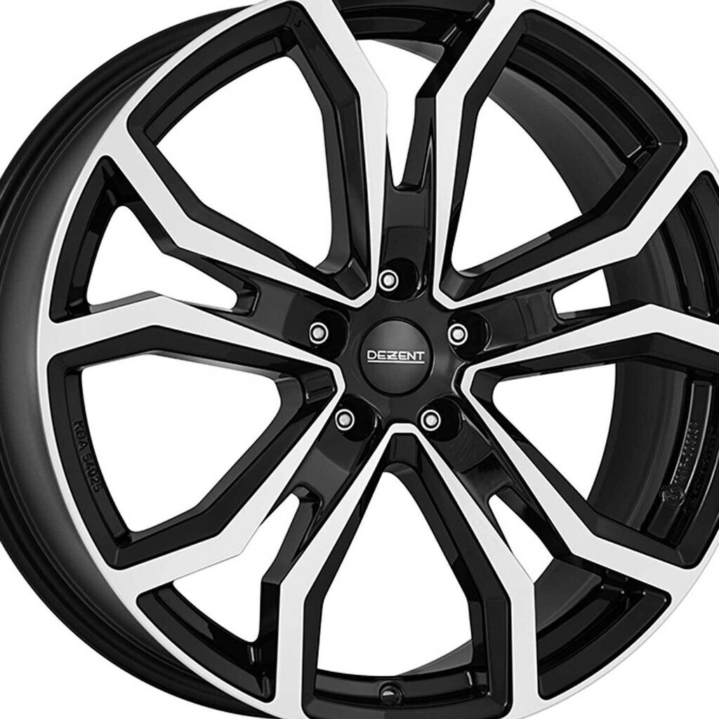 Bild von ALUFELGE DEZENT TV dark 7x17 5x112 ET 51 BLACK/POLISHED