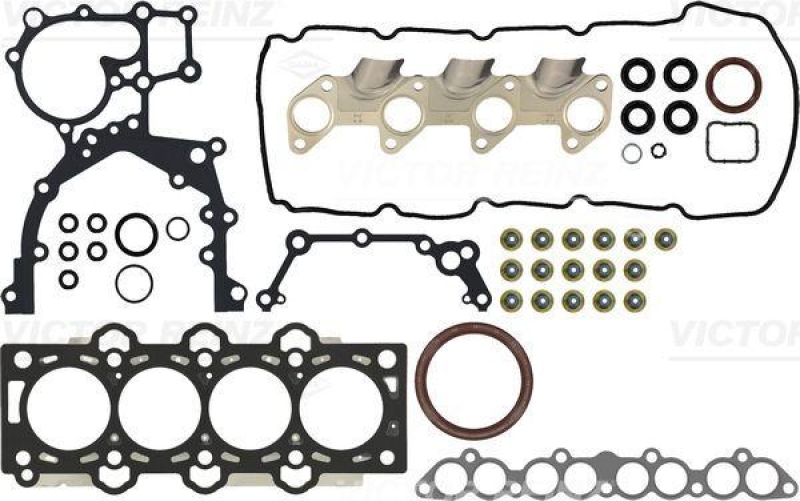 Bild von REINZ 01-10241-01 Dichtungsvollsatz, Motor mit Ventilschaftabdichtung, mit Wellendichtring-Kurbelwelle ohne Ölwannendichtung
