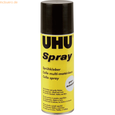 Bild von 6 x Uhu Klebespray permanent transparent 200ml
