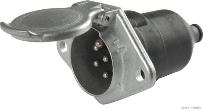 Bild von HERTH+BUSS ELPARTS 51305286 Anhängersteckdose 24 7 Aluminium mit Kappe 1185 N-Typ 16 A (1,5 mm2), 25 A (2,5 mm2)