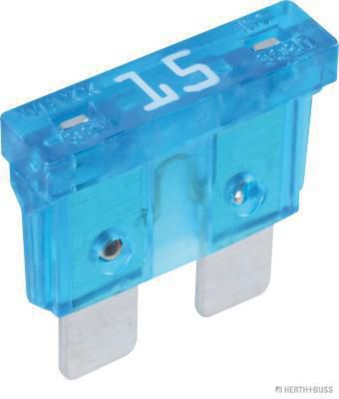 Bild von Elparts Sicherung 15A bis 32V Standard-Flachstecksicherung hellblau