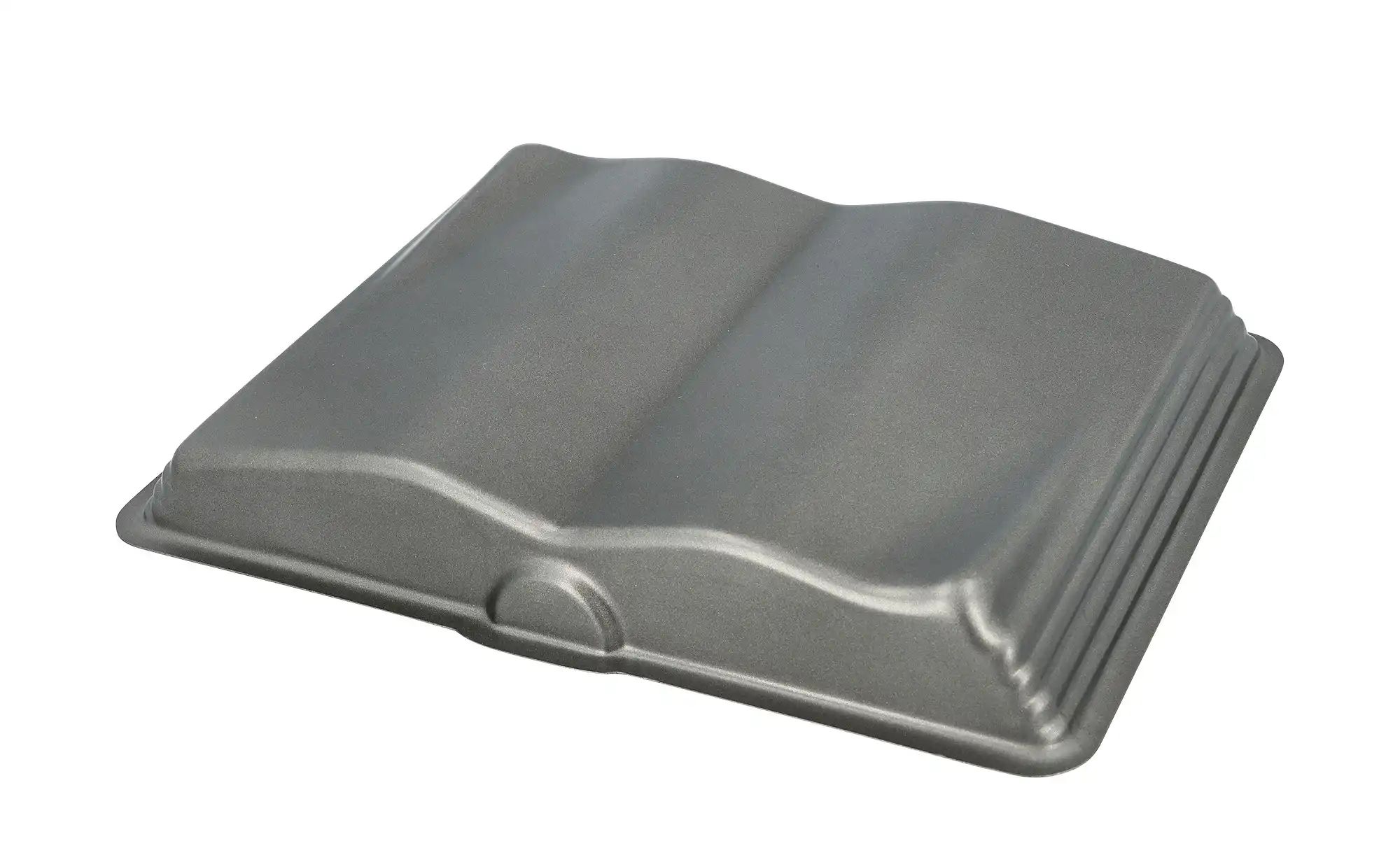 Bild von Birkmann Motivbackform "Buch" ¦ grau ¦ Stahlblech ¦ Maße (cm): B: 34 H: 4,5 T: 25 Backen & Zubehör - Möbel Kraft
