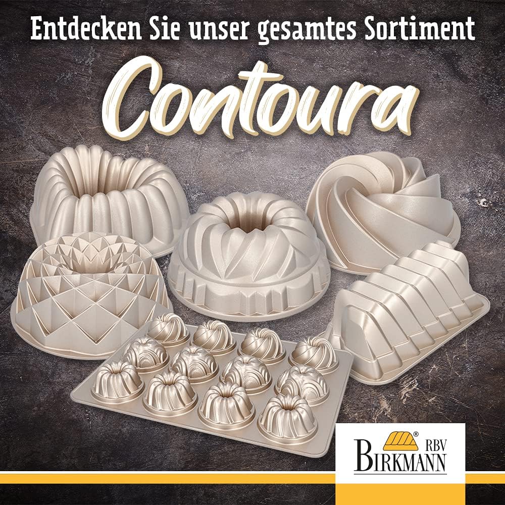 Bild von Birkmann Kastenform CONTOURA, L 25 cm, T 14,5 cm, Grau, Aluminiumguss, (1-tlg), antihaftbeschichtet