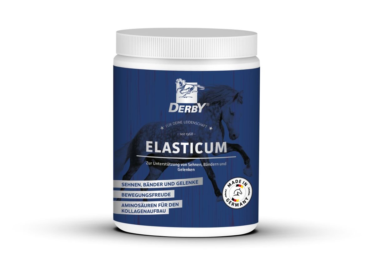 Bild von Derby Pferde-Ergänzungsfuttermittel ELASTICUM 700g Dose