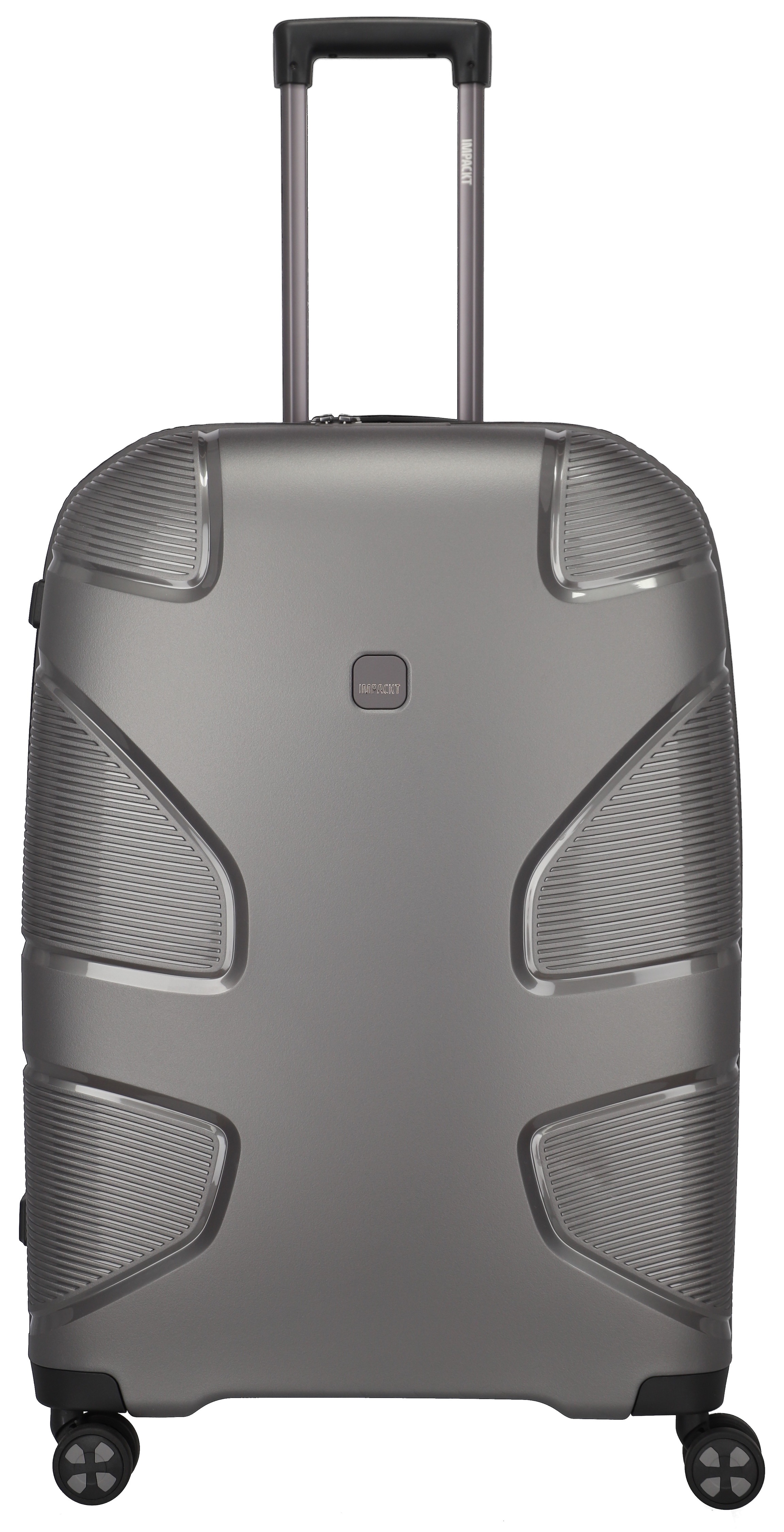Bild von IMPACKT Hartschalen-Trolley "IP1, verschiedene Größen und Farben", 4 St. Rollen, Hartschalen-Koffer vegan Koffer Reisegepäck USB-Port TSA Zahlenschloss