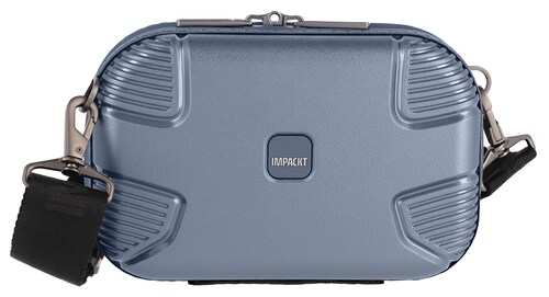 Bild von IMPACKT IP1 Handgepäck Crossbody Bag aus recyceltem Post-Consumer-Plastik; nachhaltige Umhängetasche mit 6 Jahren Garantie + abnehmbaren Tragegurt