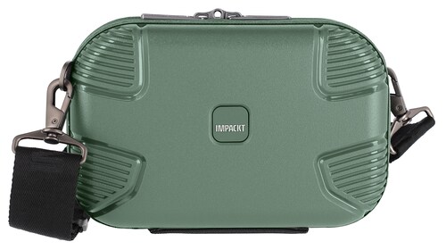Bild von IMPACKT IP1 Handgepäck Crossbody Bag aus recyceltem Post-Consumer-Plastik; nachhaltige Umhängetasche mit 6 Jahren Garantie + abnehmbaren Tragegurt