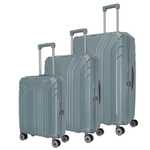 Bild von travelite Trolleyset "ELVAA S/M/L", (3 tlg.), Kofferset Reisegepäck Reisekoffer Hartschalenkoffer TSA Schloss