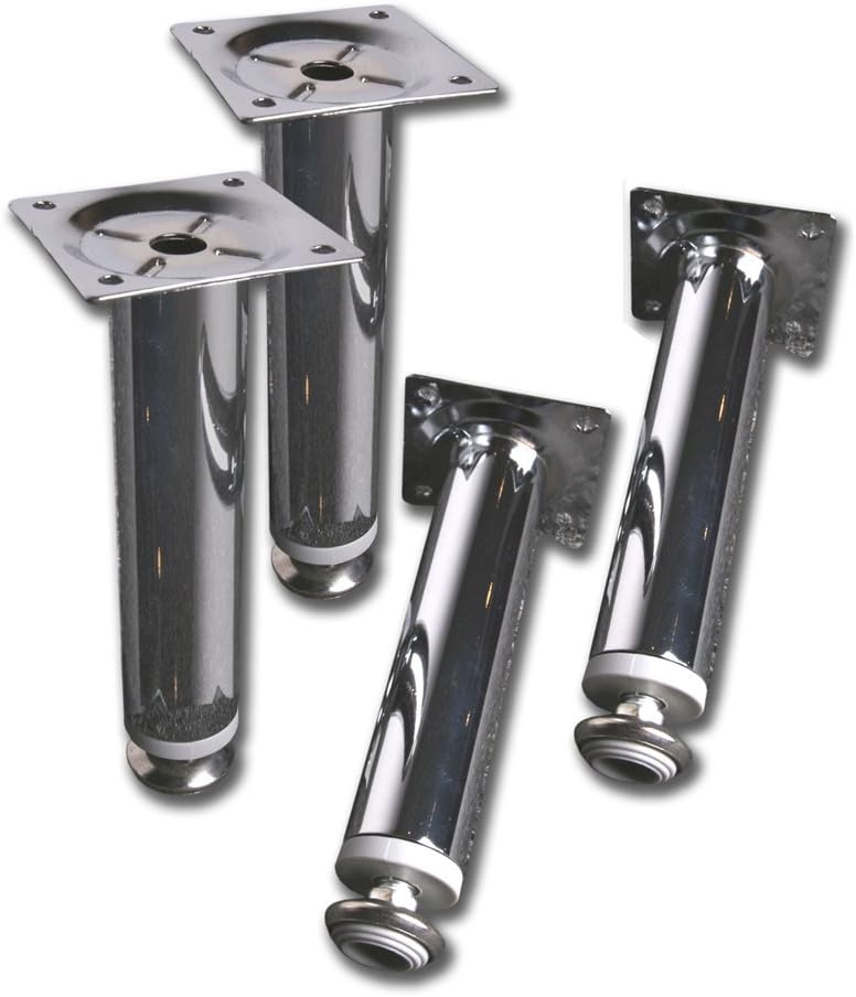 Bild von Füße, 4er Set  Mars ¦ silber ¦ Maße (cm): B: 3 H: 15 T: 3  Ø: [3.0] Sonstiges Zubehör - Sconto