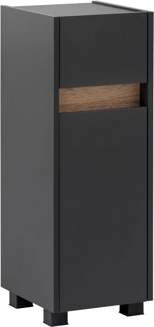 Bild von Schildmeyer Unterschrank "Cosmo in verschiedenen Farben", Breite 30 cm, Badezimmerschrank, Blende im modernen Wildeiche-Look