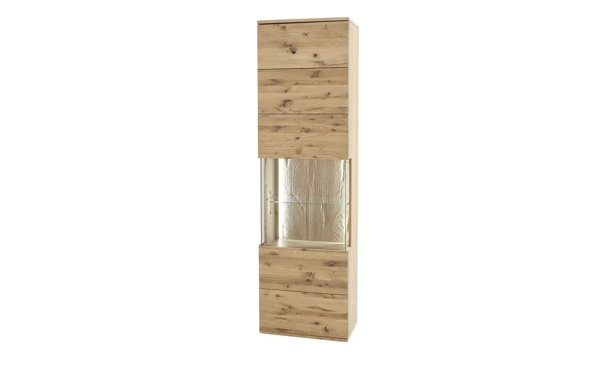 Bild von Woodford Vitrine  Astoria ¦ holzfarben ¦ Maße (cm): B: 60 H: 208 T: 37 Schränke > Vitrinen - Höffner