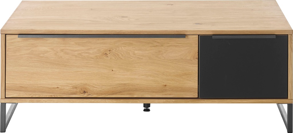 Bild von GALLERY M branded by Musterring Couchtisch "Alan", Massivholzfront mit 2 Türen und 1 Schubkasten, B/T/H: 115/65/42 cm