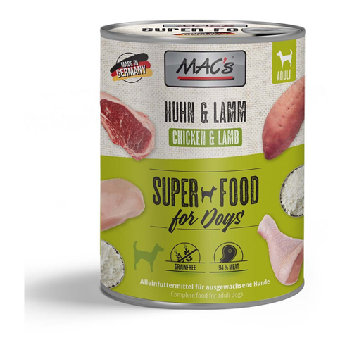 Bild von MAC's Dog mit Huhn & Lamm - Hochwertiges Nassfutter für Hunde