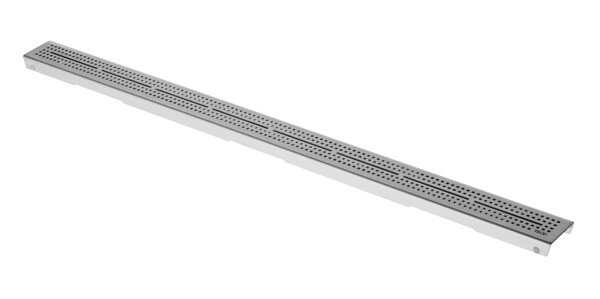 Bild von Designrost TECEdrainline "quadratum" für gerade Duschrinnen, 6010, 1000mm, Ausführung: gebürstet