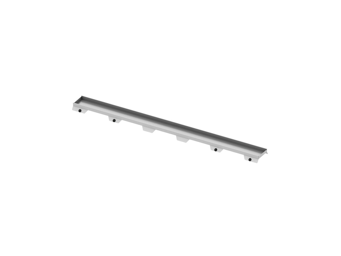 Bild von TECE, Duschrinne, Fliesenmulde TECEdrainline "plate II" für gerade Duschrinnen, 601572, 1500mm, poliert (1447 mm)