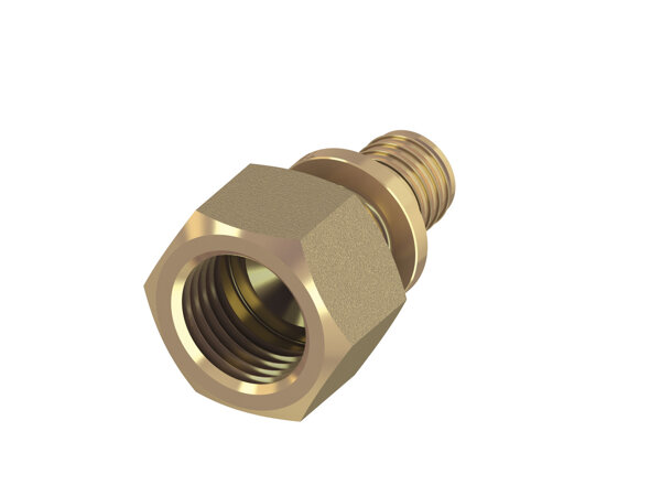 Bild von TECEflex Übergangsmuffe, Standard Messing, 7650, Ausführung: Dimension 16 x Innengewinde (RP) 1/2"