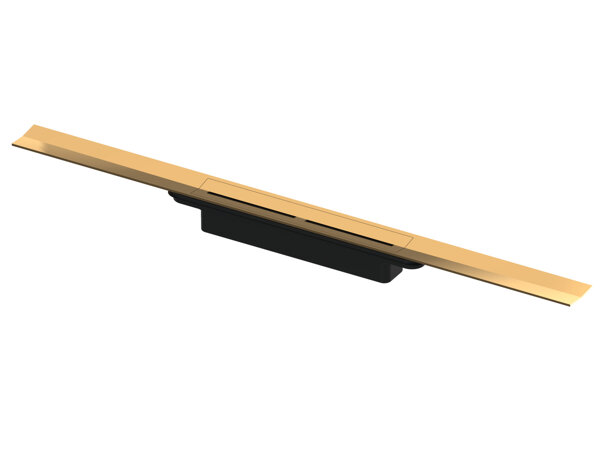 Bild von TECEdrainprofile Duschprofil, zur Duschentwässerung, Länge 800mm, 670, Farbe: Gold Optik glänzend PVD