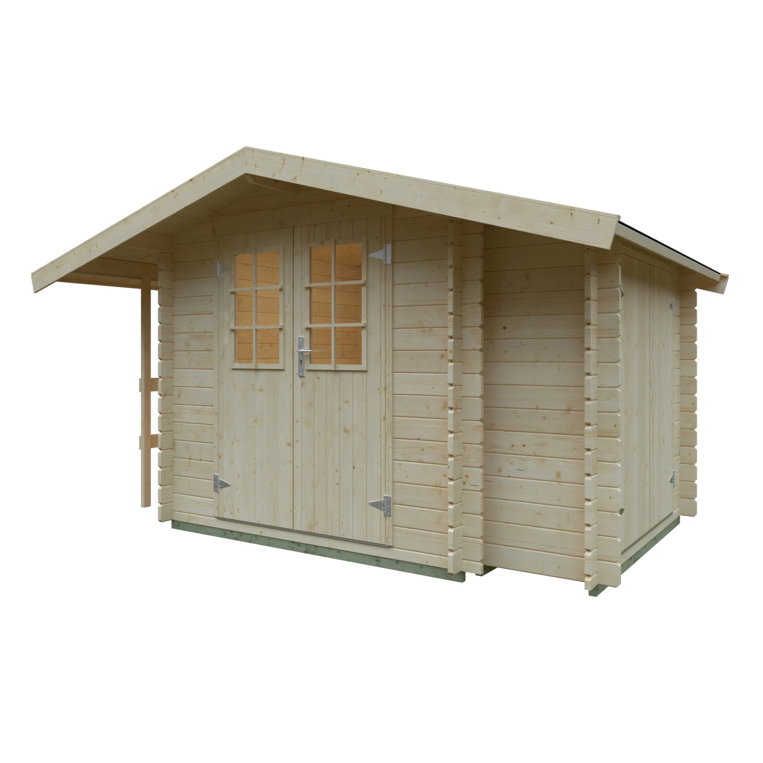 Bild von Kiehn-Holz Gartenhaus KH 28-014 Natur Unbehandelt 210 cm x 210 cm