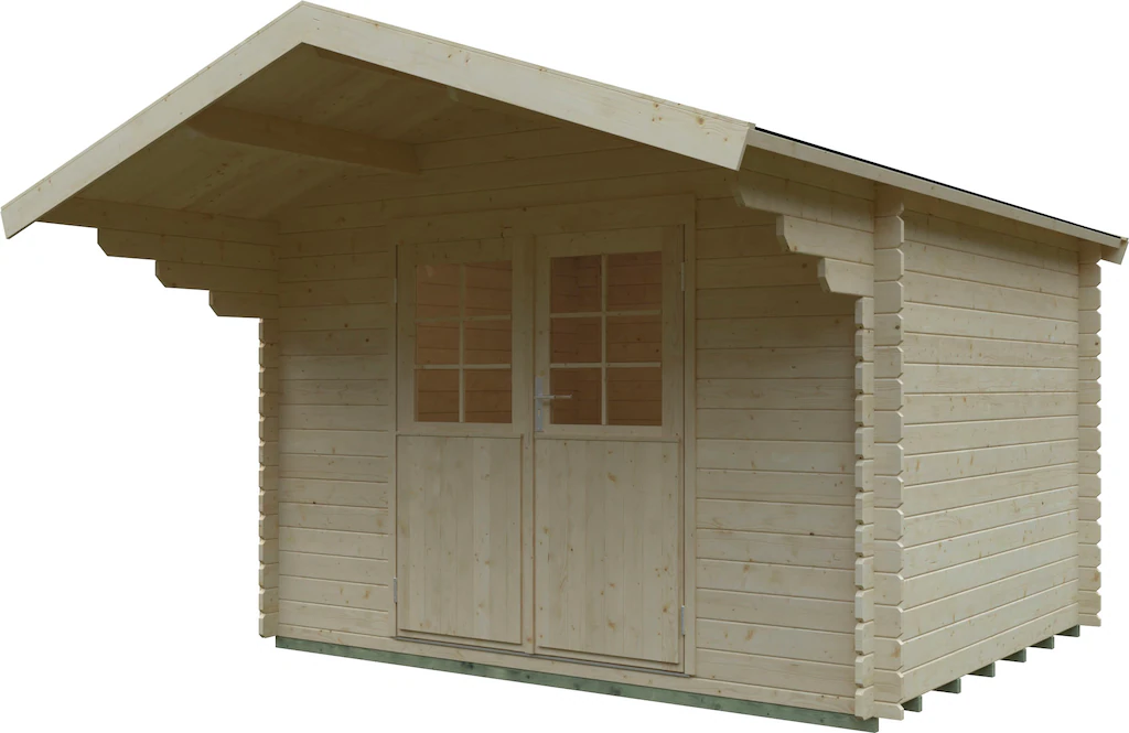 Bild von Kiehn-Holz Gartenhaus Fröschberg, BxT: 340x393 cm, aus naturbelassenem Fichtenholz