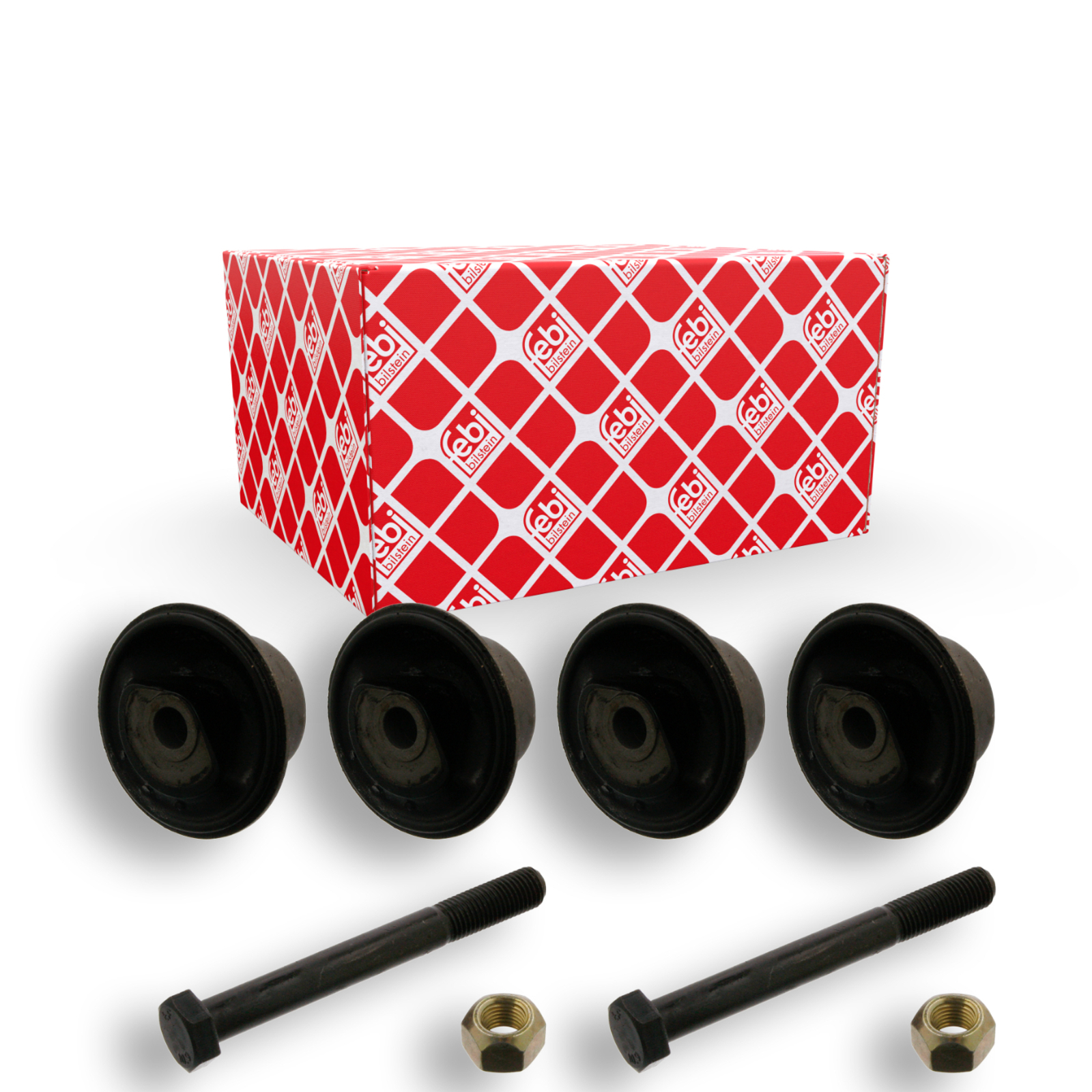 Bild von FEBI BILSTEIN 01196 Reparatursatz, Achskörper Hinterachse mit Muttern mit Schraubensatz