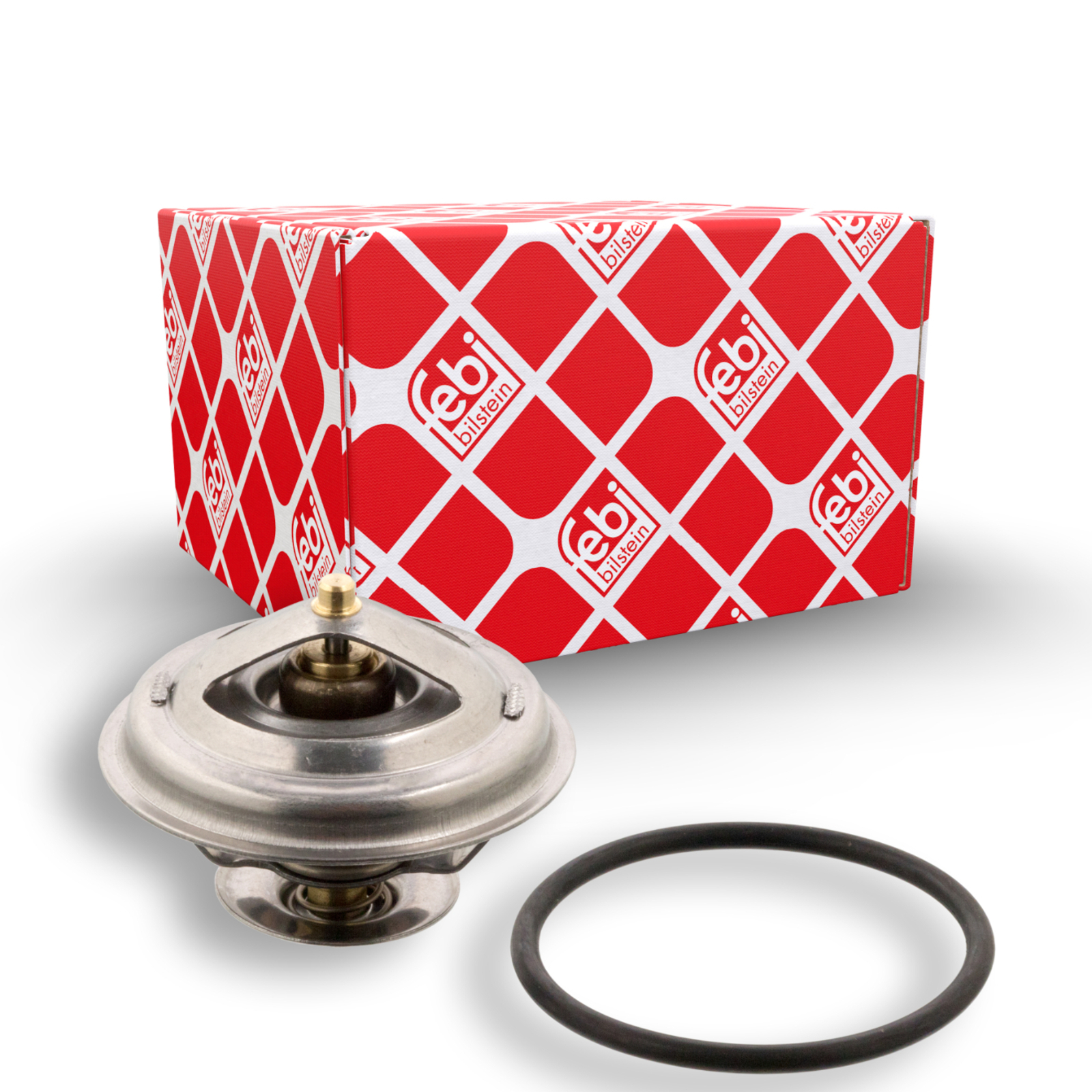 Bild von FEBI BILSTEIN Kühlwasserthermostat Öffnungstemperatur: 92°C 12191 Thermostat,Thermostat, Kühlmittel BMW,LAND ROVER,5 Limousine (E39),3 Cabrio (E36)