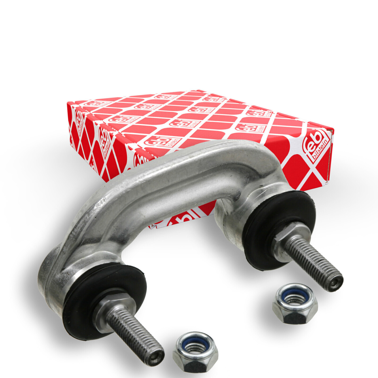 Bild von FEBI BILSTEIN 15410 Koppelstange Pendelstütze, Stabistange, Stabilisatorstange Vorderachse 85 BMTS Turbo NEU mit Muttern Metall AUDI: A4 B5 Avant