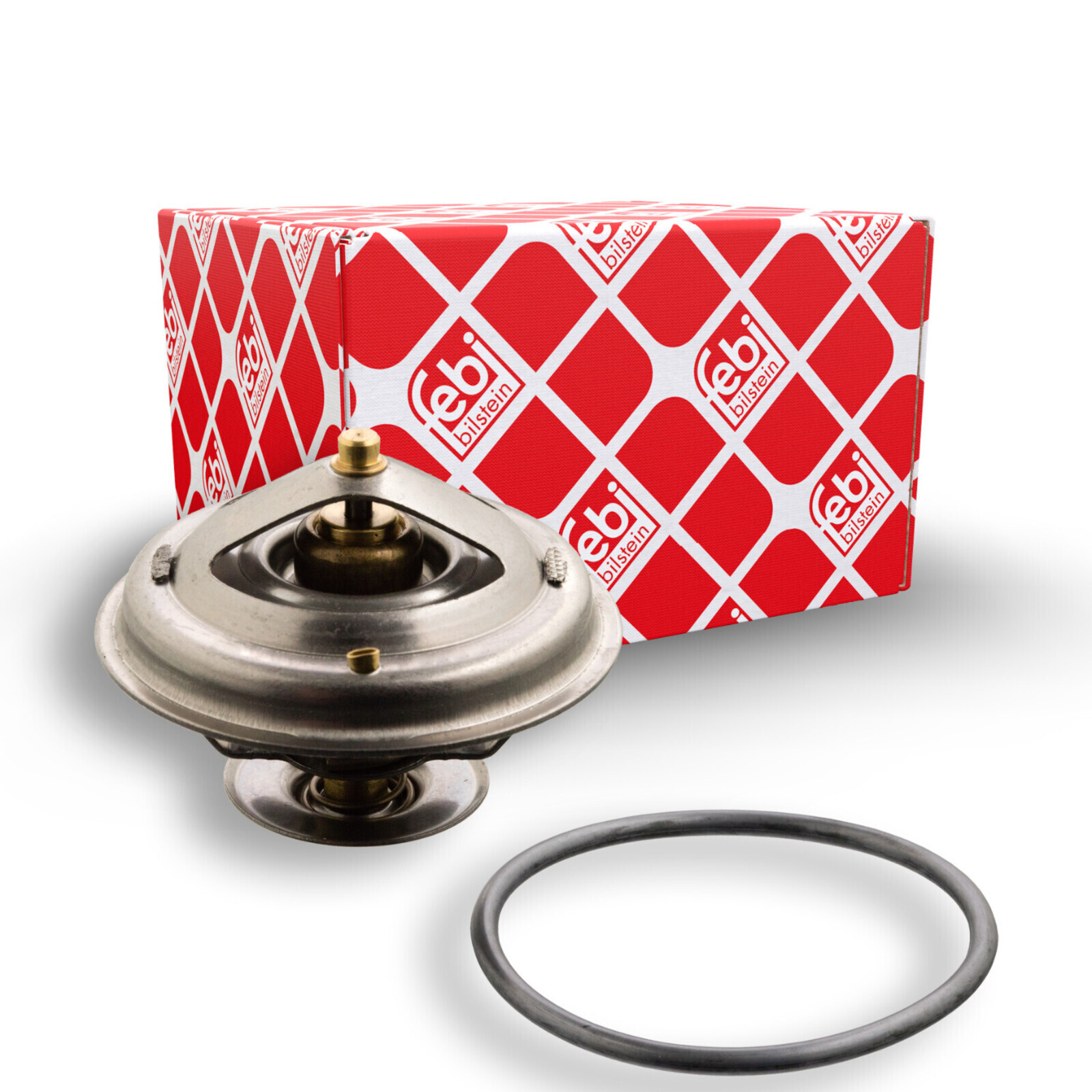 Bild von FEBI BILSTEIN 18292 Kühlwasserthermostat Thermostat, Thermostat, Kühlmittel, Kühler Thermostat 80 mit Dichtring VOLKSWAGEN: Vento, GOLF 3