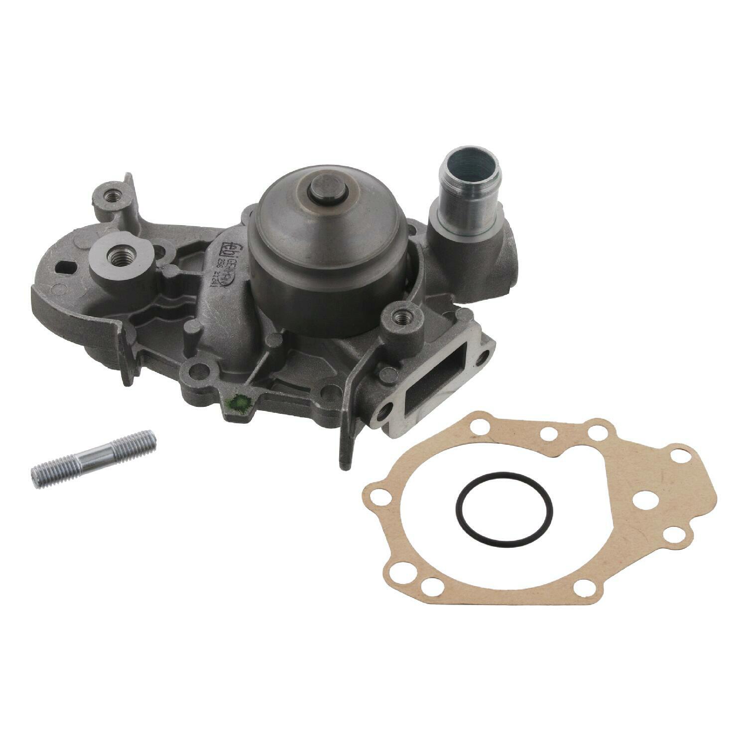 Bild von FEBI BILSTEIN 21241 Wasserpumpe Kühlmittelpumpe, Kühlwasserpumpe Aluguss mit Dichtung mit Bolzen, mit Dichtring Kunststoff RENAULT: CLIO 2, CLIO 1