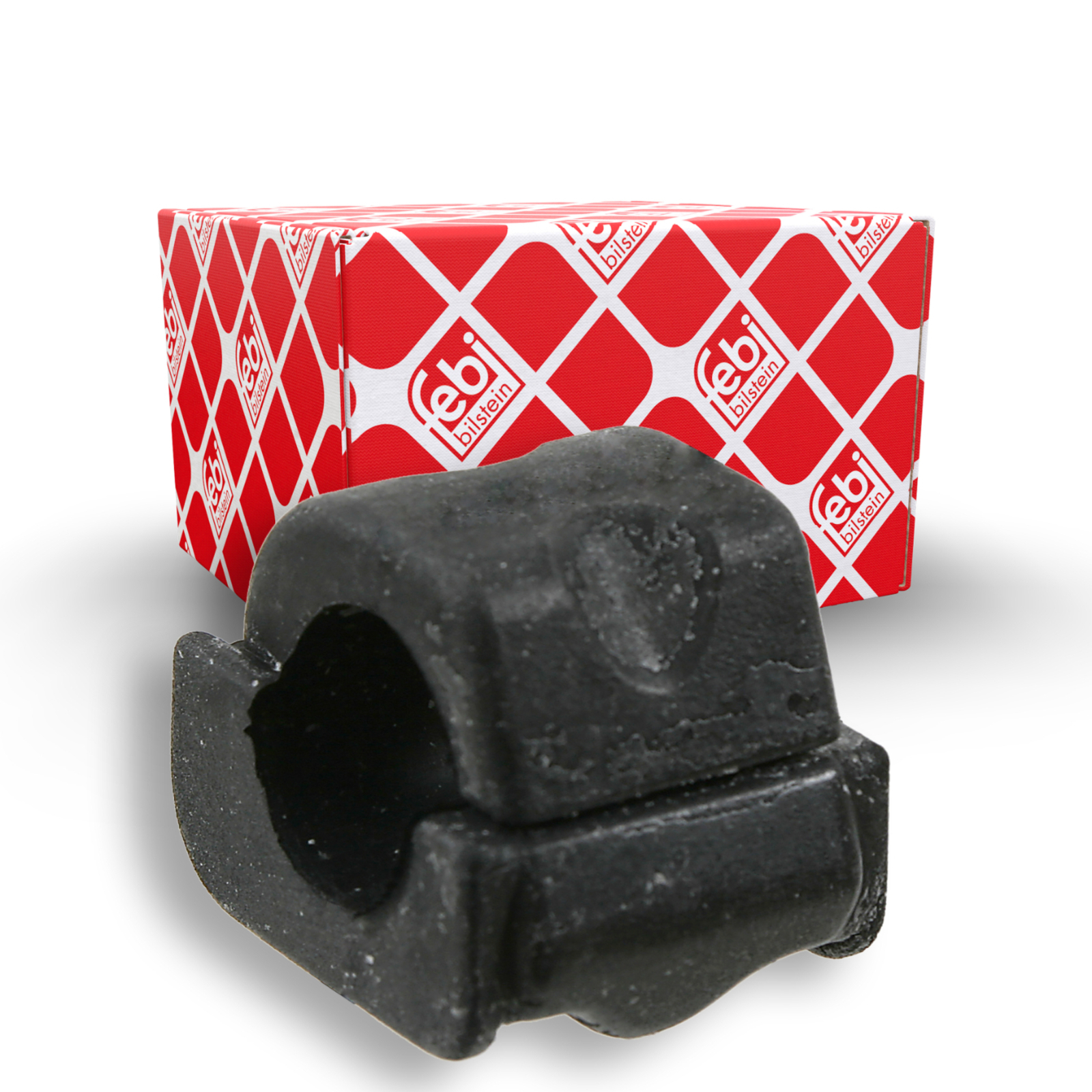 Bild von FEBI BILSTEIN 22494 Stabigummis Stabilager, Stabilisatorlager, Lagerung, Stabilisator Vorderachse, innen Gummi 18 VOLKSWAGEN: Polo III Hatchback