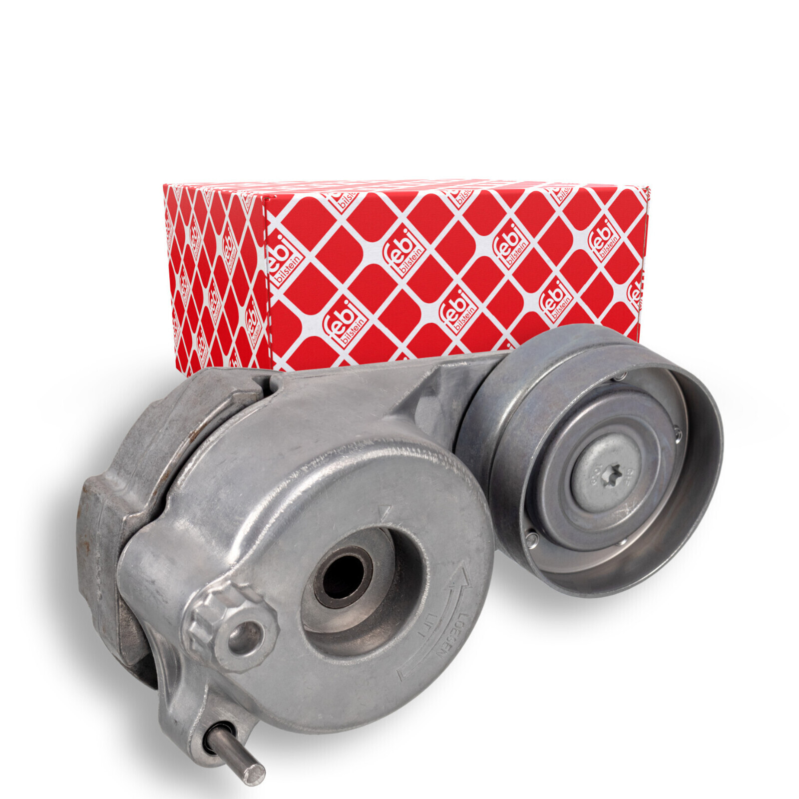 Bild von FEBI BILSTEIN 27527 Riemenspanner Spannelement, Spannarm, Riemenspanner, Keilrippenriemen MERCEDES-BENZ: E-Class Saloon, Viano, C-Class Saloon