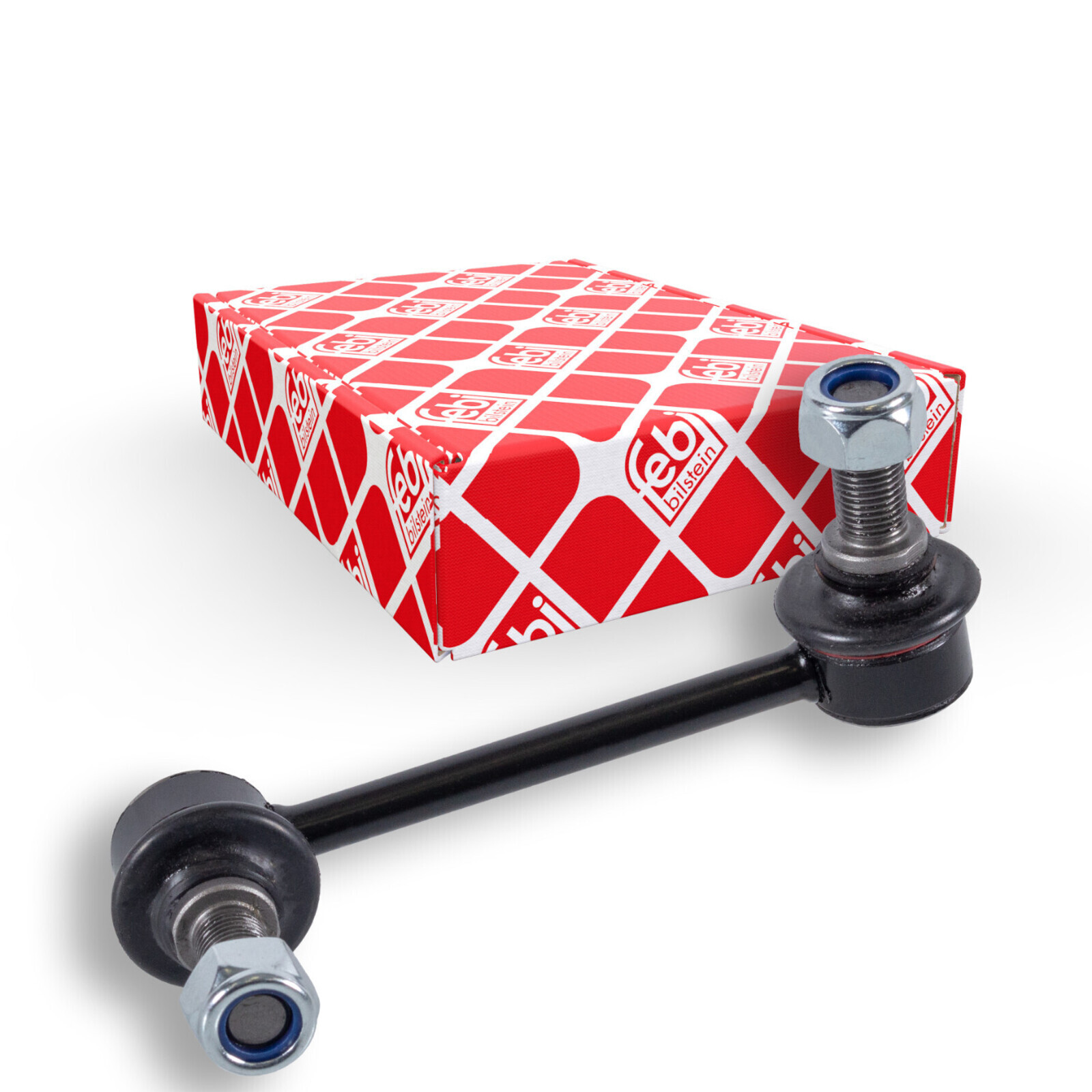 Bild von FEBI BILSTEIN 29955 Koppelstange Pendelstütze, Stabistange, Stabilisatorstange Hinterachse rechts 120 M12 x 1,25 BMTS Turbo NEU mit Muttern Stahl
