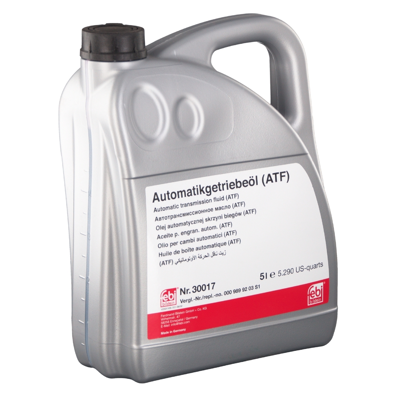 Bild von FEBI BILSTEIN Automatikgetriebeöl ATF II 30017  VW,AUDI,MERCEDES-BENZ,Transporter IV Bus (70B, 70C, 7DB, 7DK, 70J, 70K, 7DC, 7DJ),GOLF II (19E, 1G1)