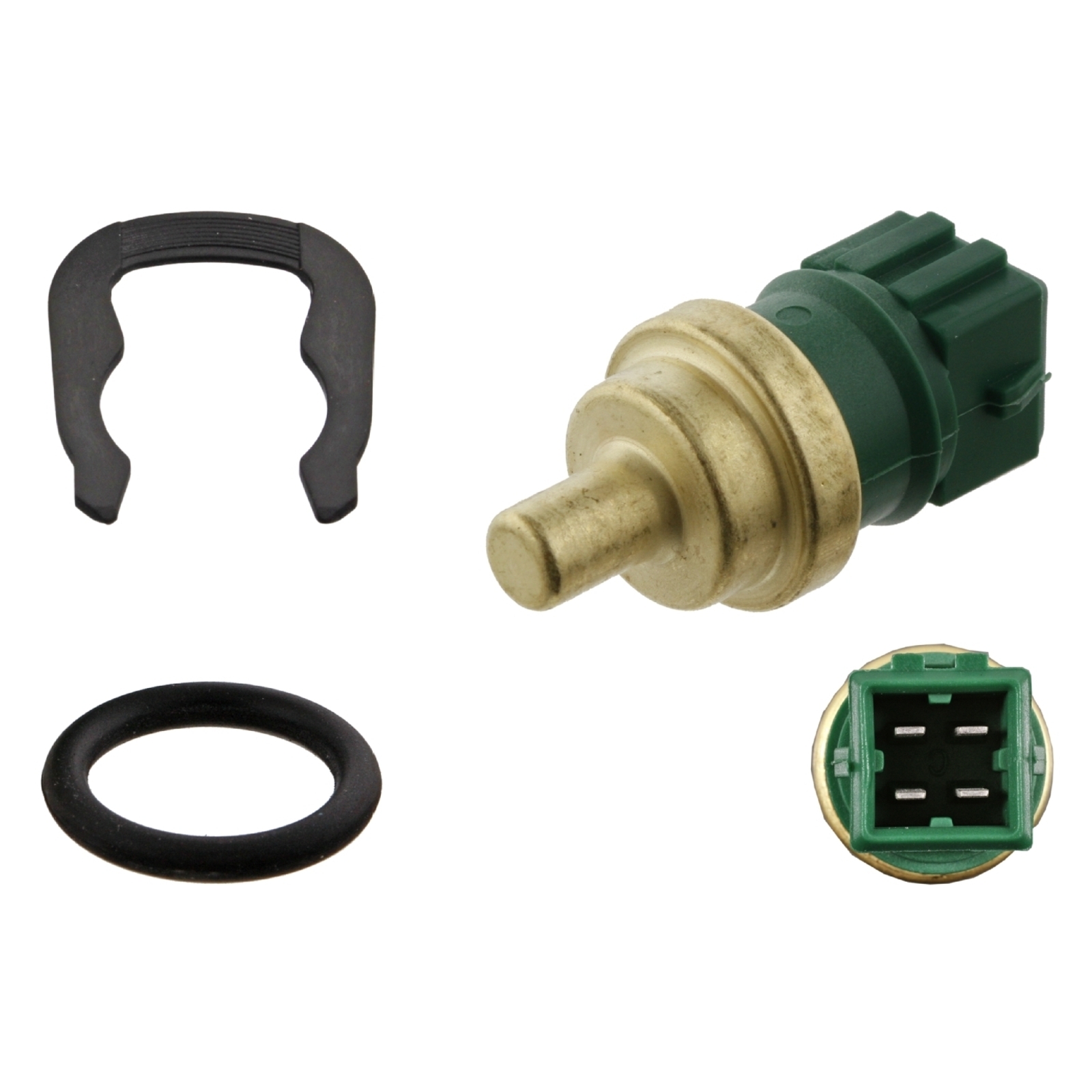 Bild von FEBI BILSTEIN 31539 Kühlmitteltemperatursensor Kühlmittelsensor, Kühlmitteltemperatur-Sensor mit Dichtung, mit Haltefeder VOLKSWAGEN: Passat B5 Saloon
