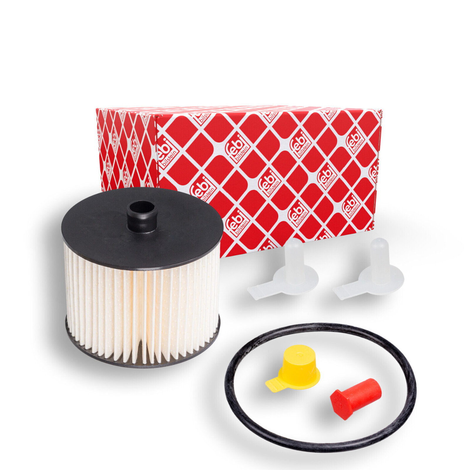 Bild von FEBI BILSTEIN 32508 Kraftstofffilter Leitungsfilter, Spritfilter Filtereinsatz mit Anbaumaterial FORD: Galaxy Mk3 MPV, Galaxy Mk2 MPV, Focus 2 Kombi