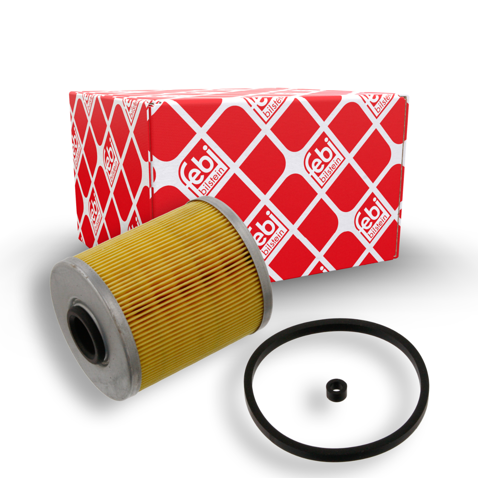 Bild von FEBI BILSTEIN 32534 Kraftstofffilter Leitungsfilter, Spritfilter Filtereinsatz, mit Wasserabscheider mit Dichtringen RENAULT: MASTER 3 Kasten