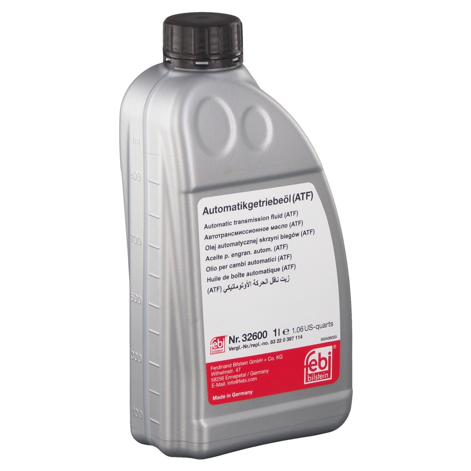 Bild von FEBI BILSTEIN 32600 Automatikgetriebeöl ATF VI 1 Rot OPEL: Insignia A Sports Tourer, Astra J Hatchback, VOLKSWAGEN: Touareg II, Jetta 4