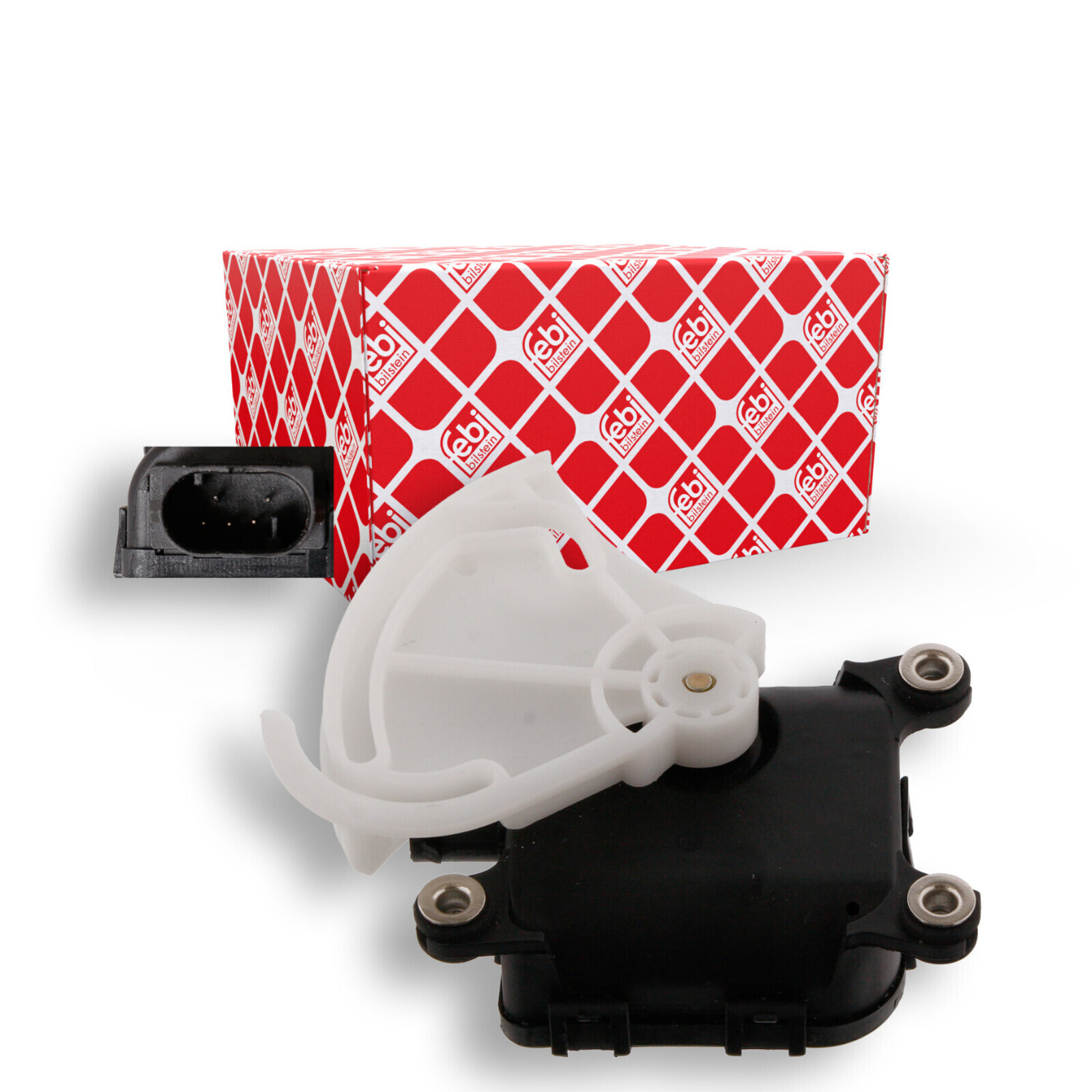 Bild von FEBI BILSTEIN Umschaltventil, Lüftungsklappen febi Plus 12V für SKODA VW AUDI 8D1820511E 8D1820511G 34154
