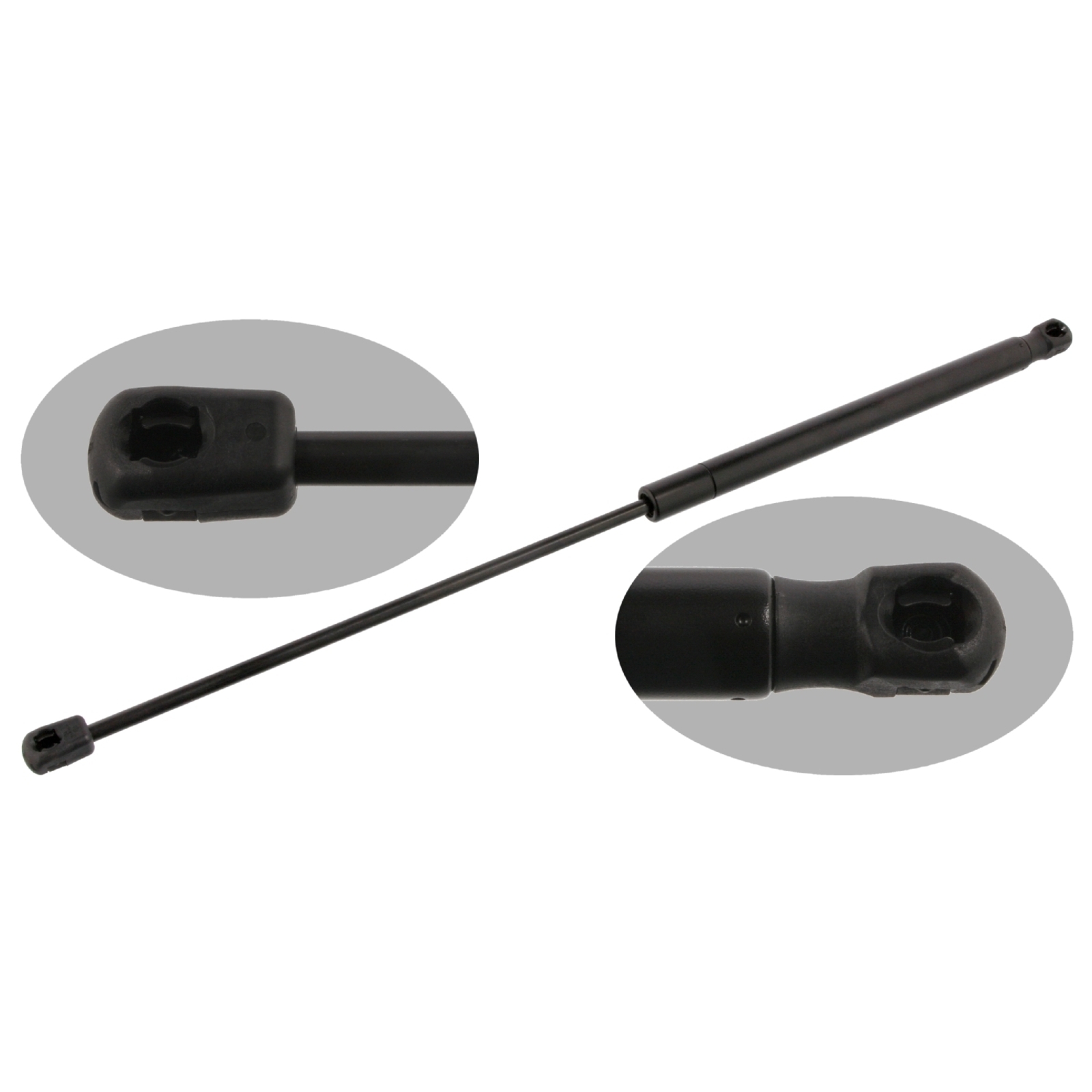 Bild von FEBI BILSTEIN 34447 Heckklappendämpfer Kofferraum Dämpfer, Gasfeder Heckklappe, Kofferraum Stoßdämpfer 530 558 beidseitig CITROËN: C4 I Saloon