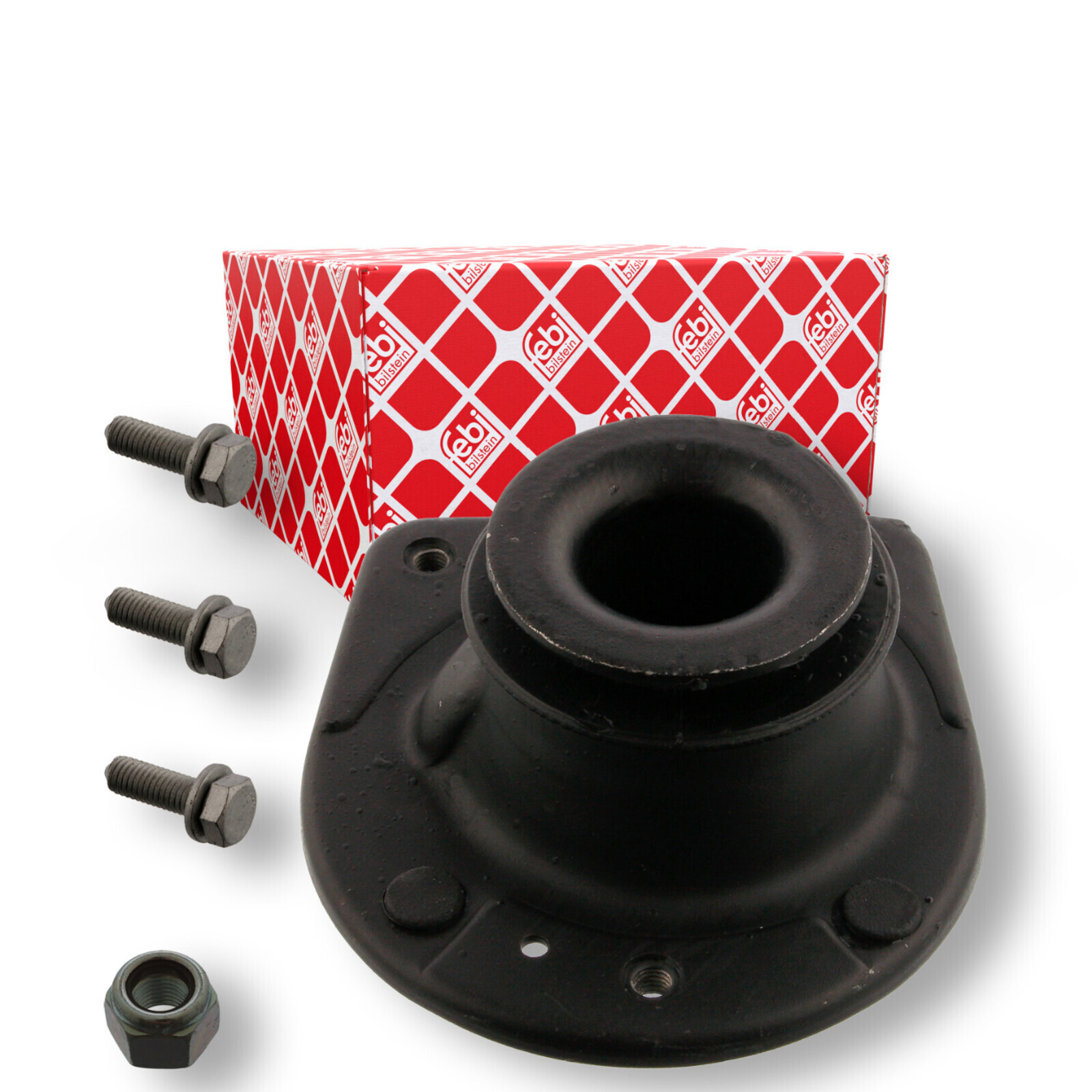 Bild von FEBI BILSTEIN 38110 Reparatursatz, Federbeinstützlager Vorderachse links mit Anbaumaterial mit Kugellager