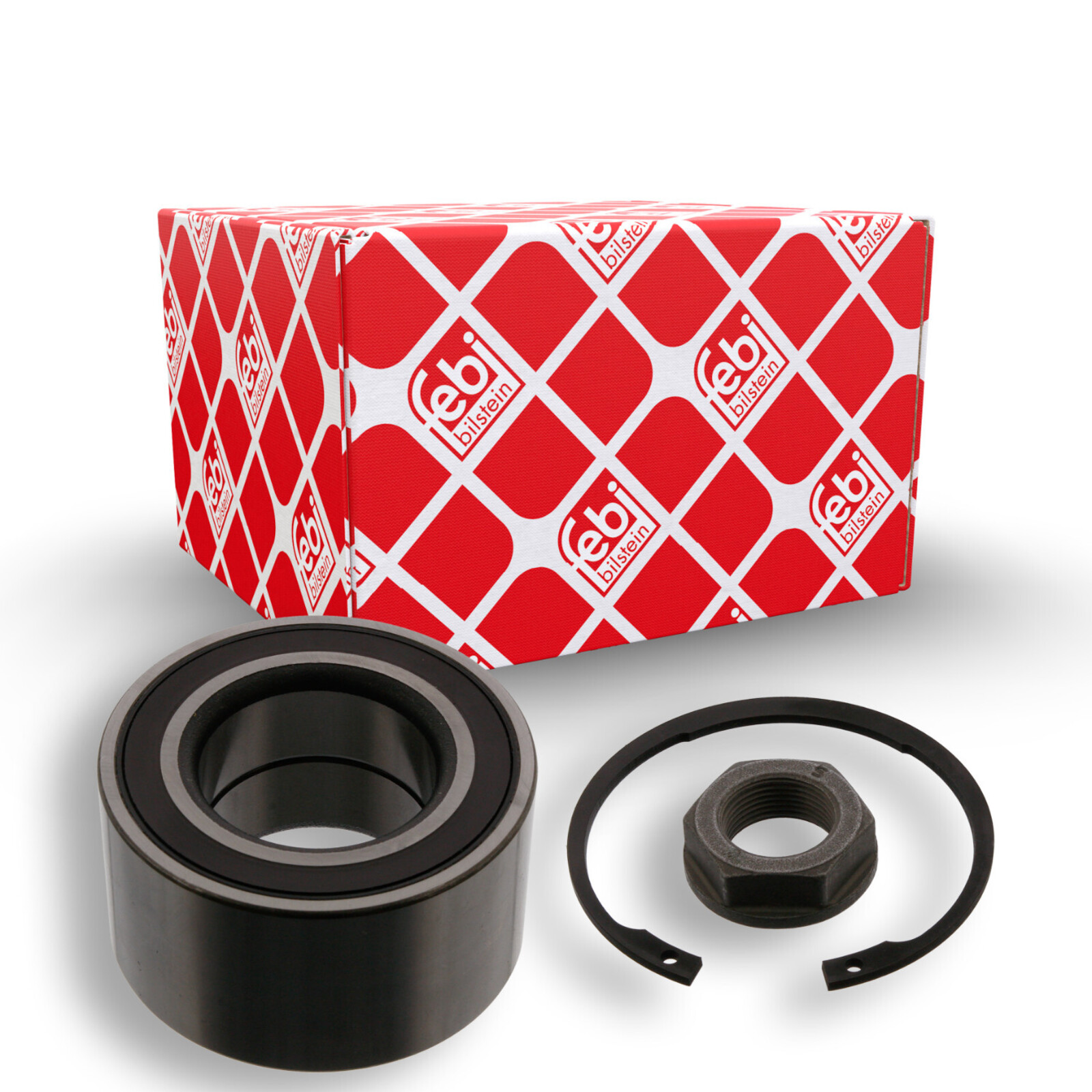 Bild von FEBI BILSTEIN Radlagersatz mit Achsmutter 40703 Radlager,Radlager & Radlagersatz PEUGEOT,CITROËN,DS,508 SW I (8E_),308 I Schrägheck (4A_, 4C_)