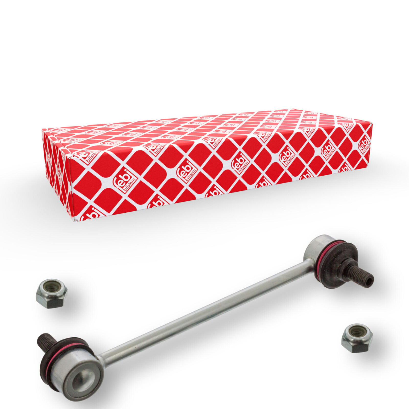 Bild von FEBI BILSTEIN Stange/Strebe, Stabilisator ProKit hinten rechts links mit Muttern Silber für SUZUKI 46630-59J00 46630-59J00-000 42272